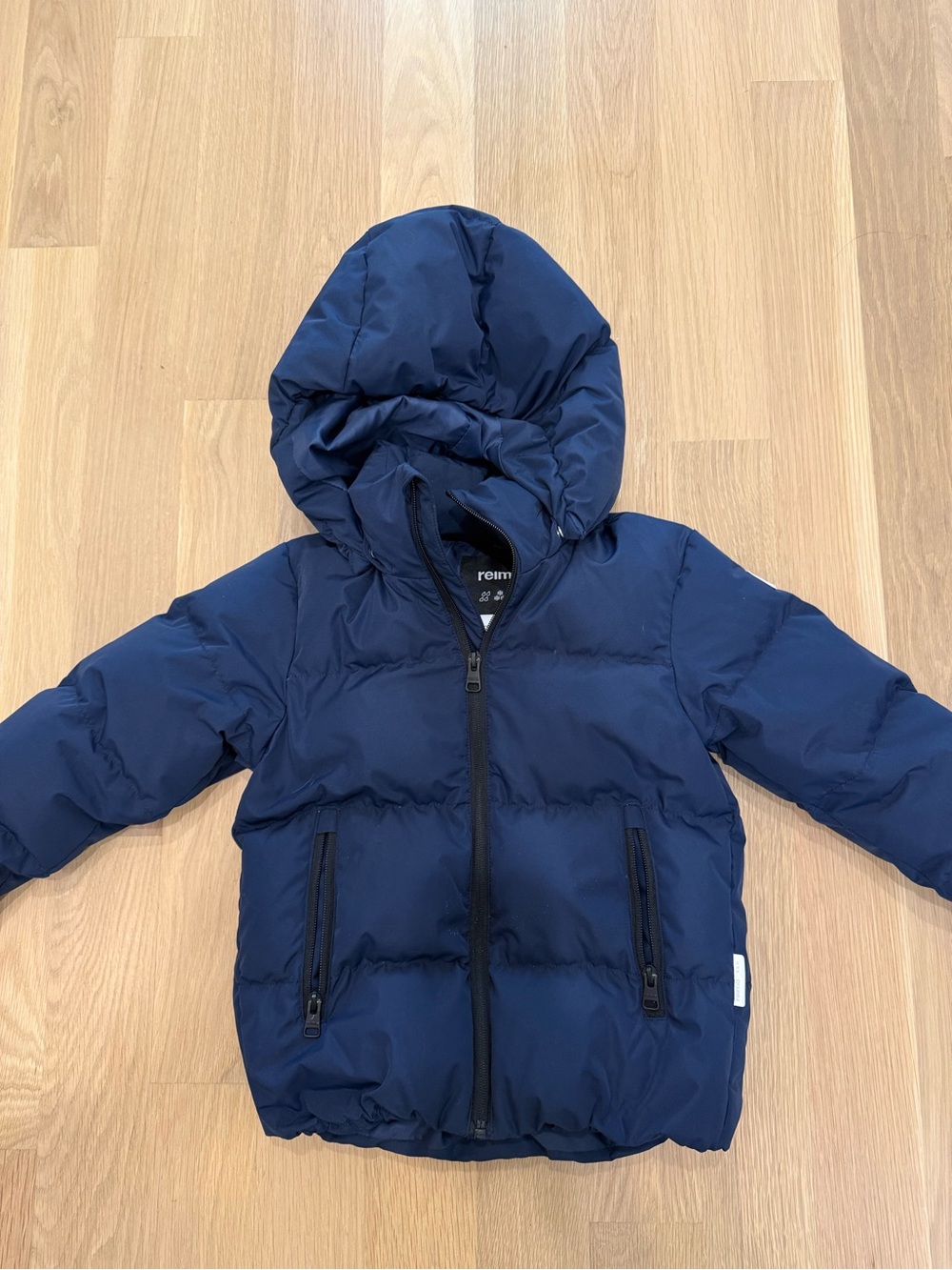 Reima Navy Puffer Hooded Kids Jacket